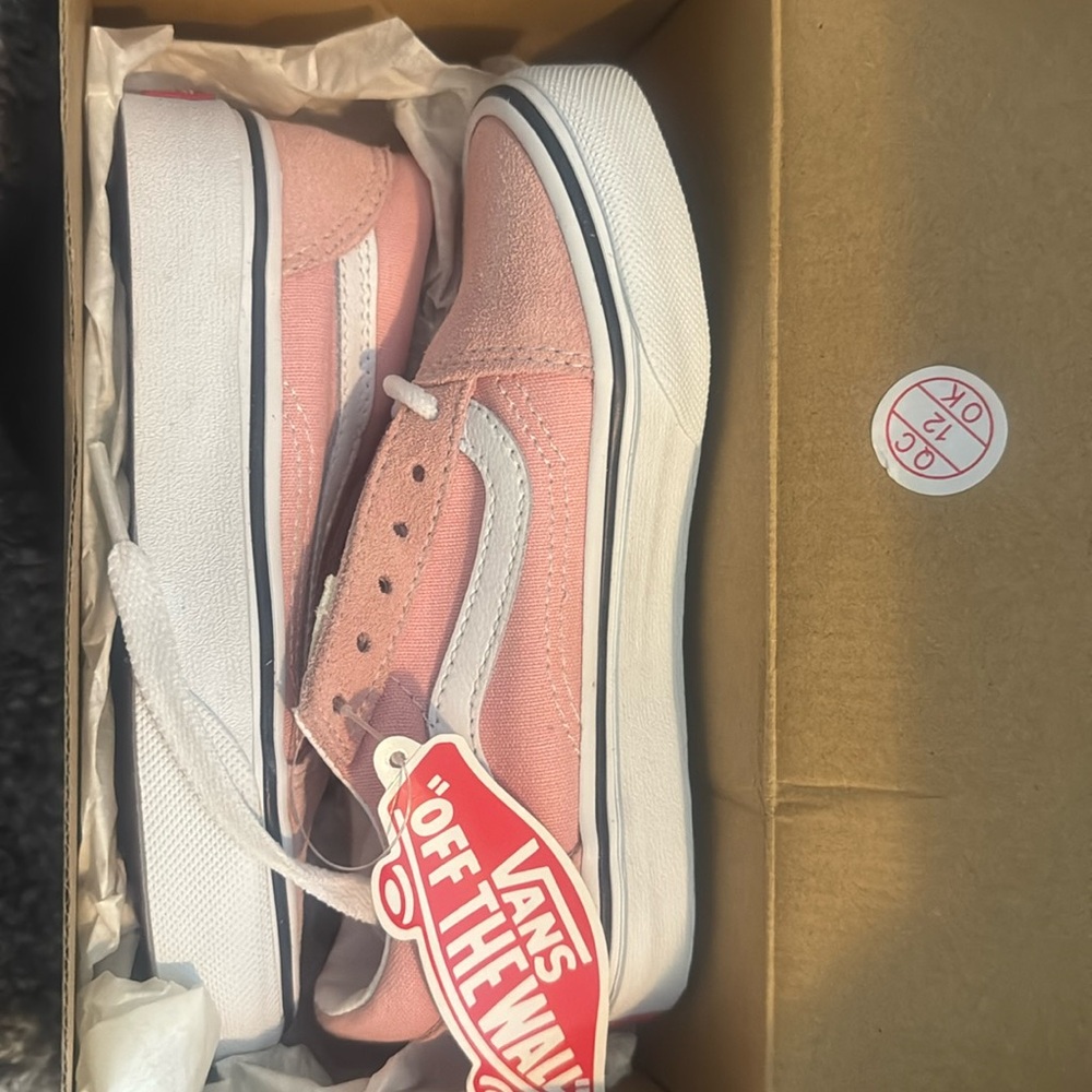 Pink Vans girls size 11.5